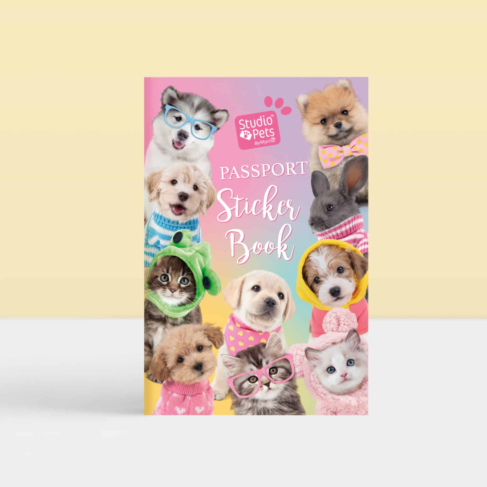 Stickerboek voor Paspoort en Koffertje - Large Knuffels 23cm