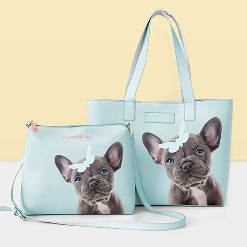 Tassen set - Shopper en Schoudertas Engelse Bulldog BiBi