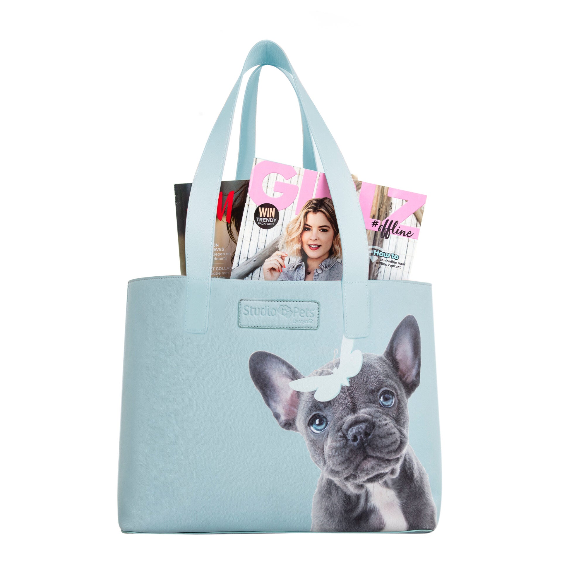 Tassen set - Shopper en Schoudertas Engelse Bulldog BiBi