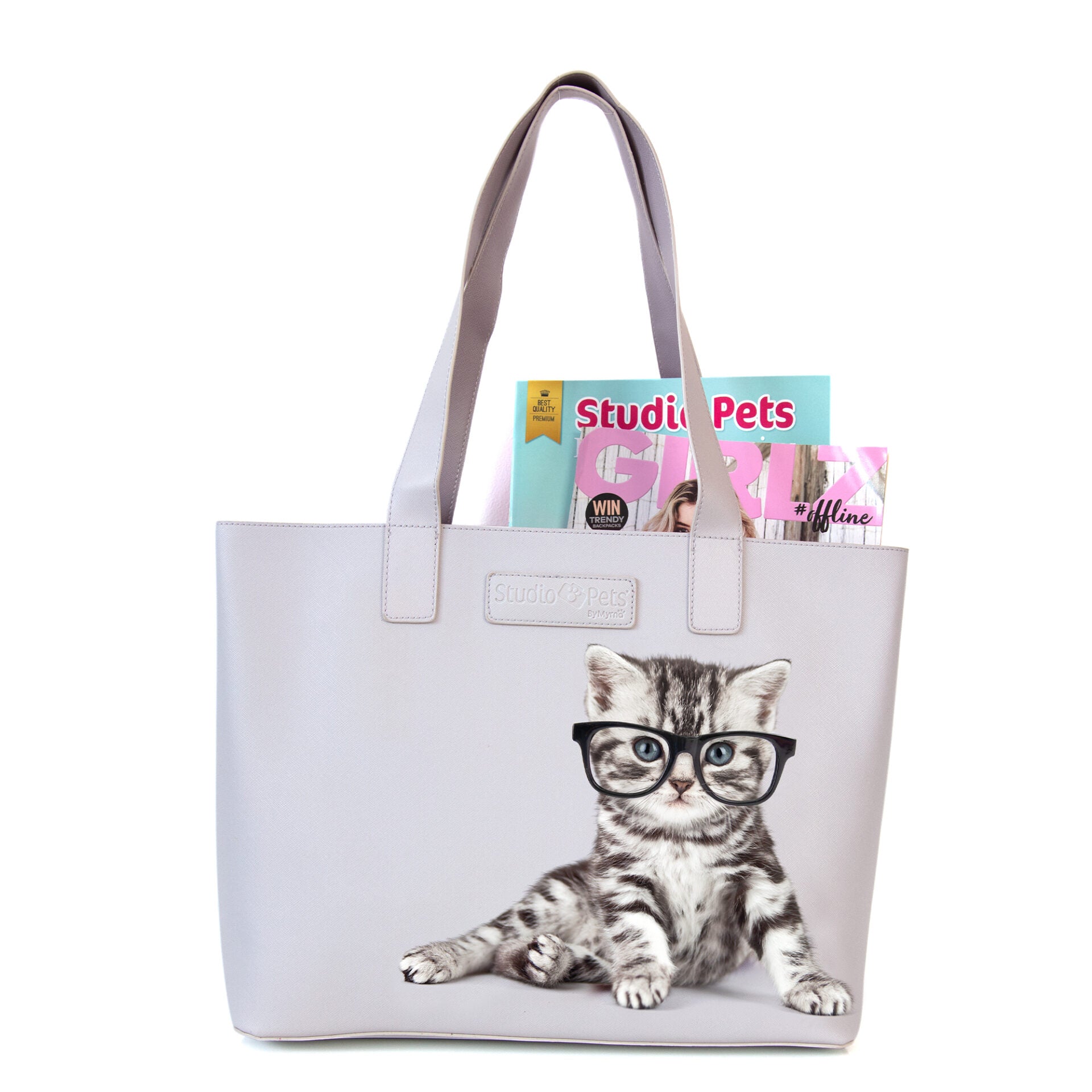 Tassen set - Shopper en Schoudertas Britse Korthaar Tabby