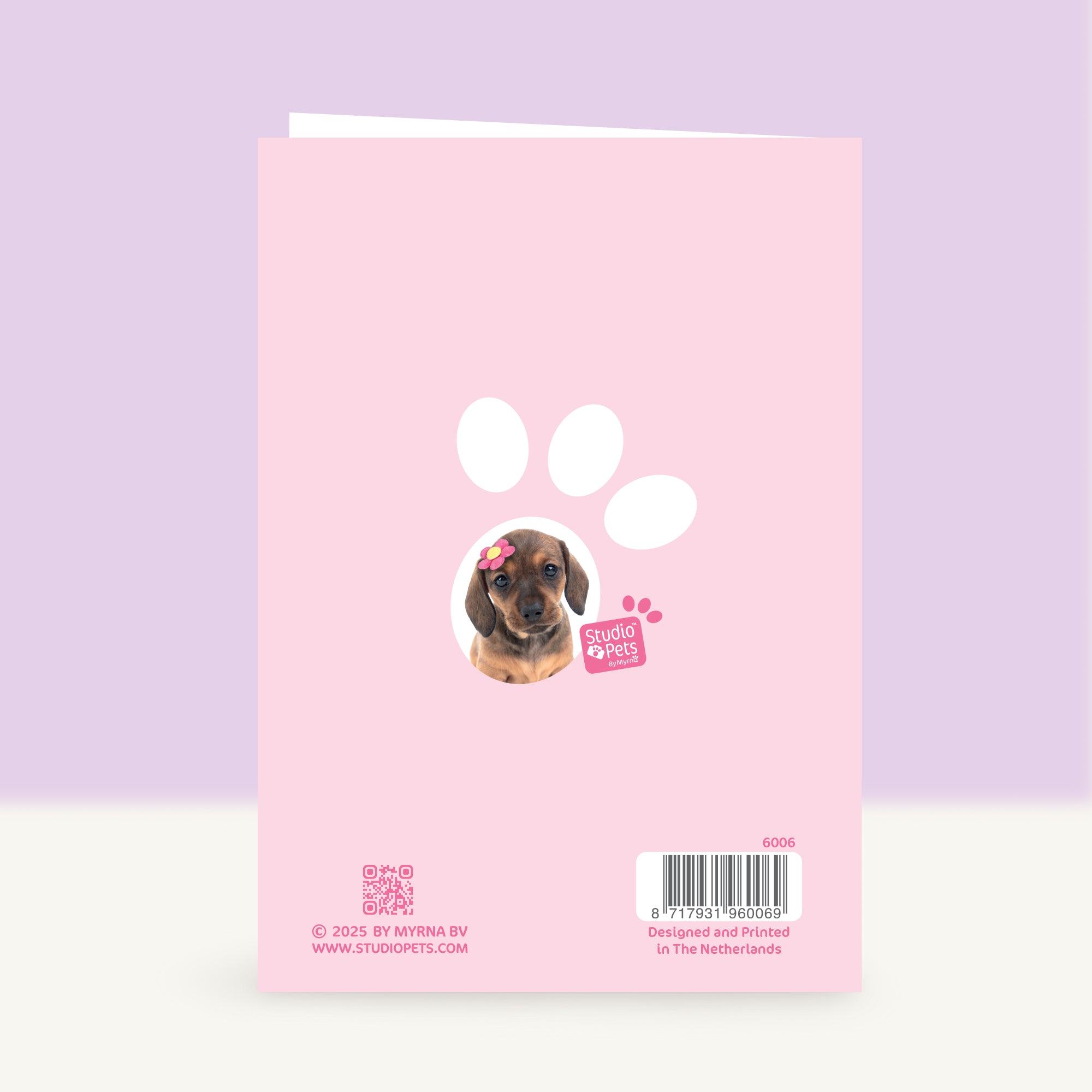 Puppy Beterschapskaart - Daisy de Teckel
