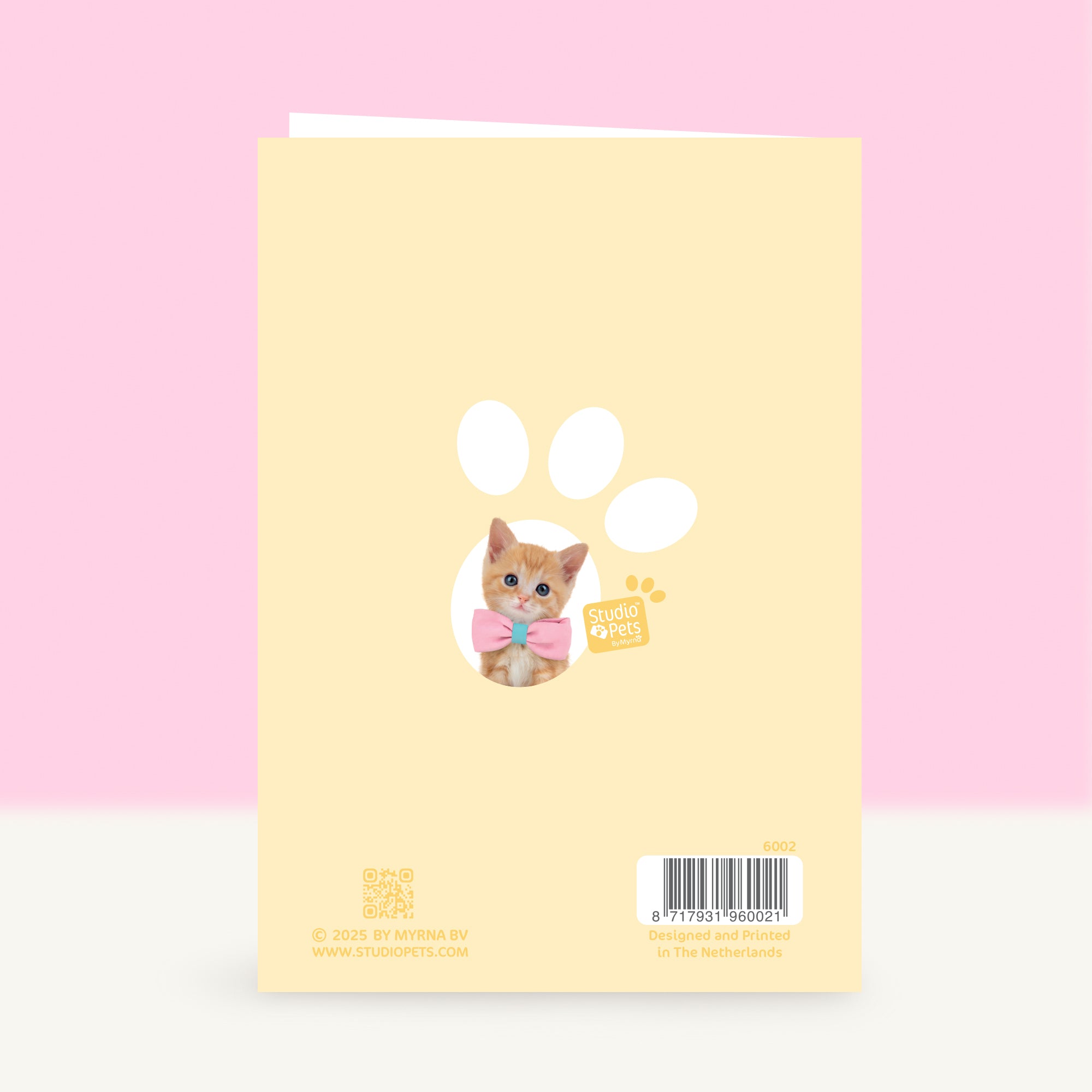 Kitten Beterschapskaart - Tommy de Rode Kitten