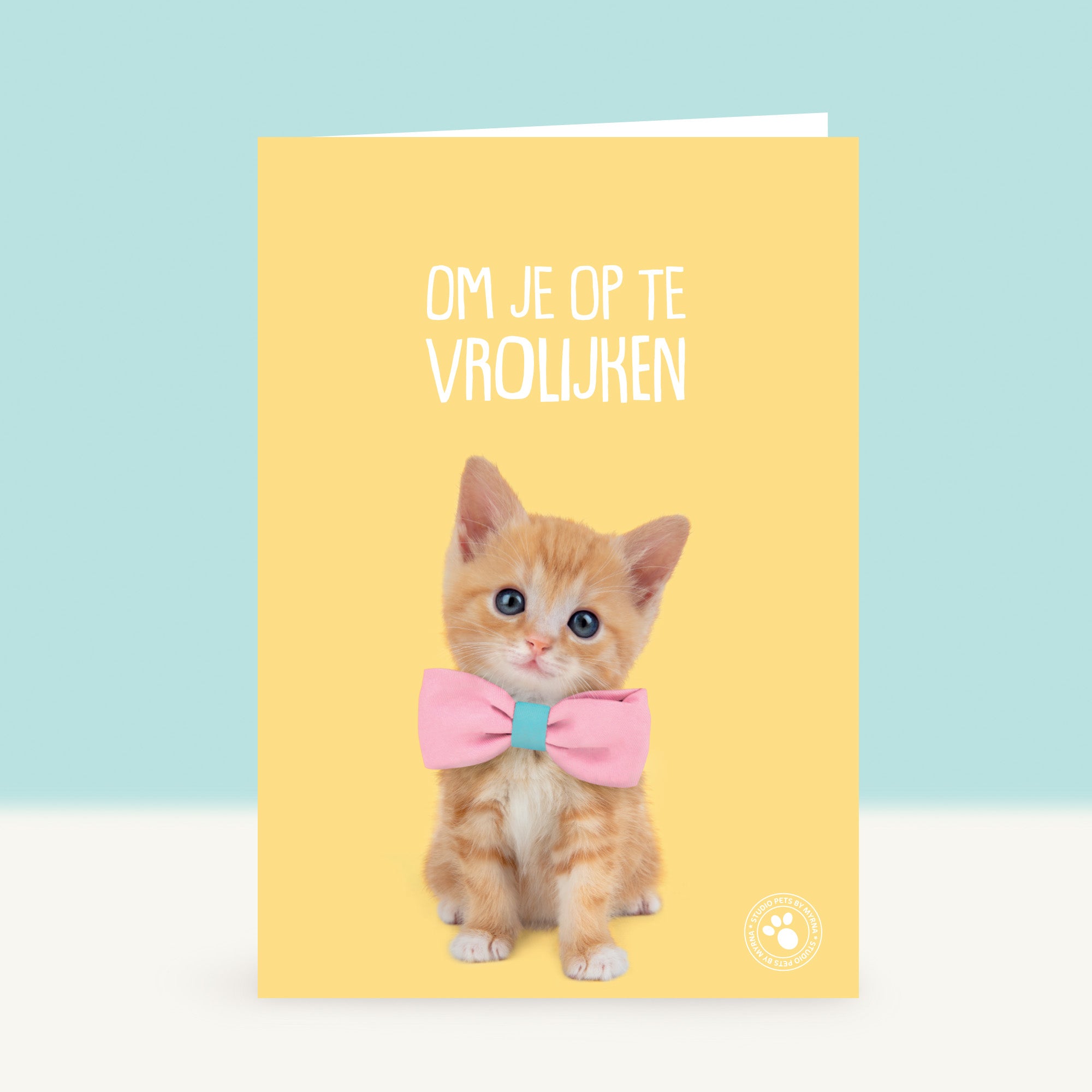 Kitten Beterschapskaart - Tommy de Rode Kitten NL