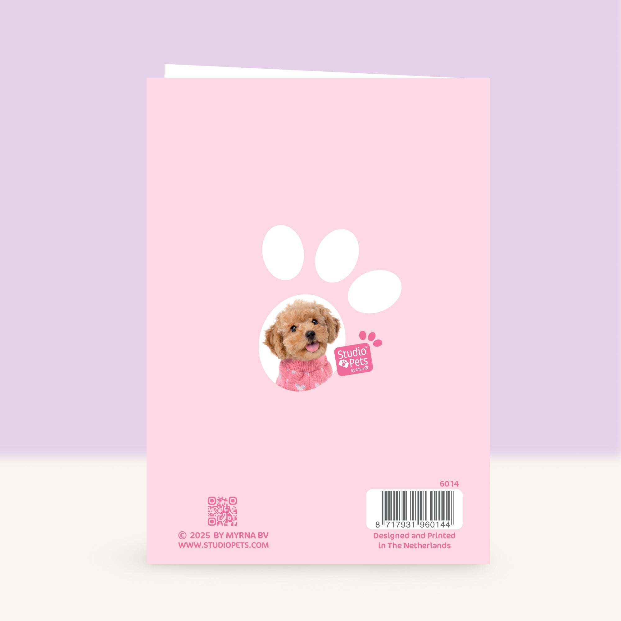 Puppy Beterschapskaart - Cookie de Toy Poedel
