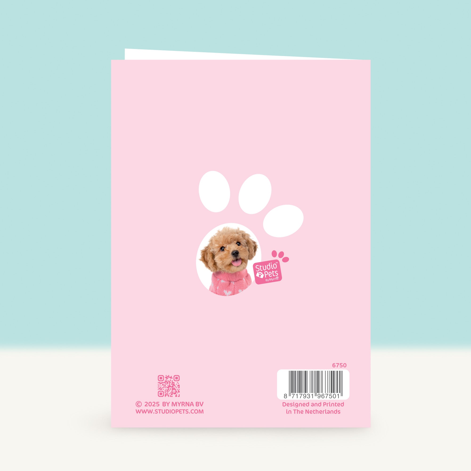 Puppy Verjaardagskaart - Cookie de Toy Poedel