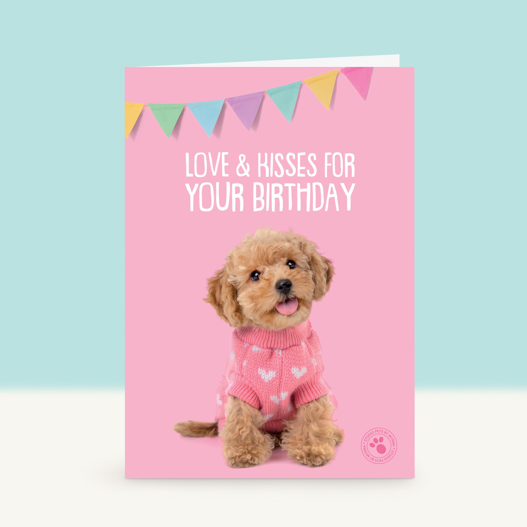 Puppy Verjaardagskaart - Cookie de Toy Poedel