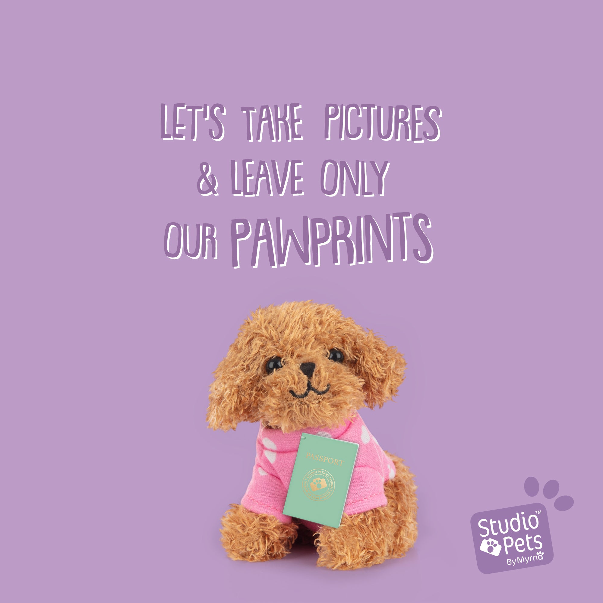 Mini Knuffel Toy Poedel Cookie met Koffer - Jouw Schattige Pluche Hondje!