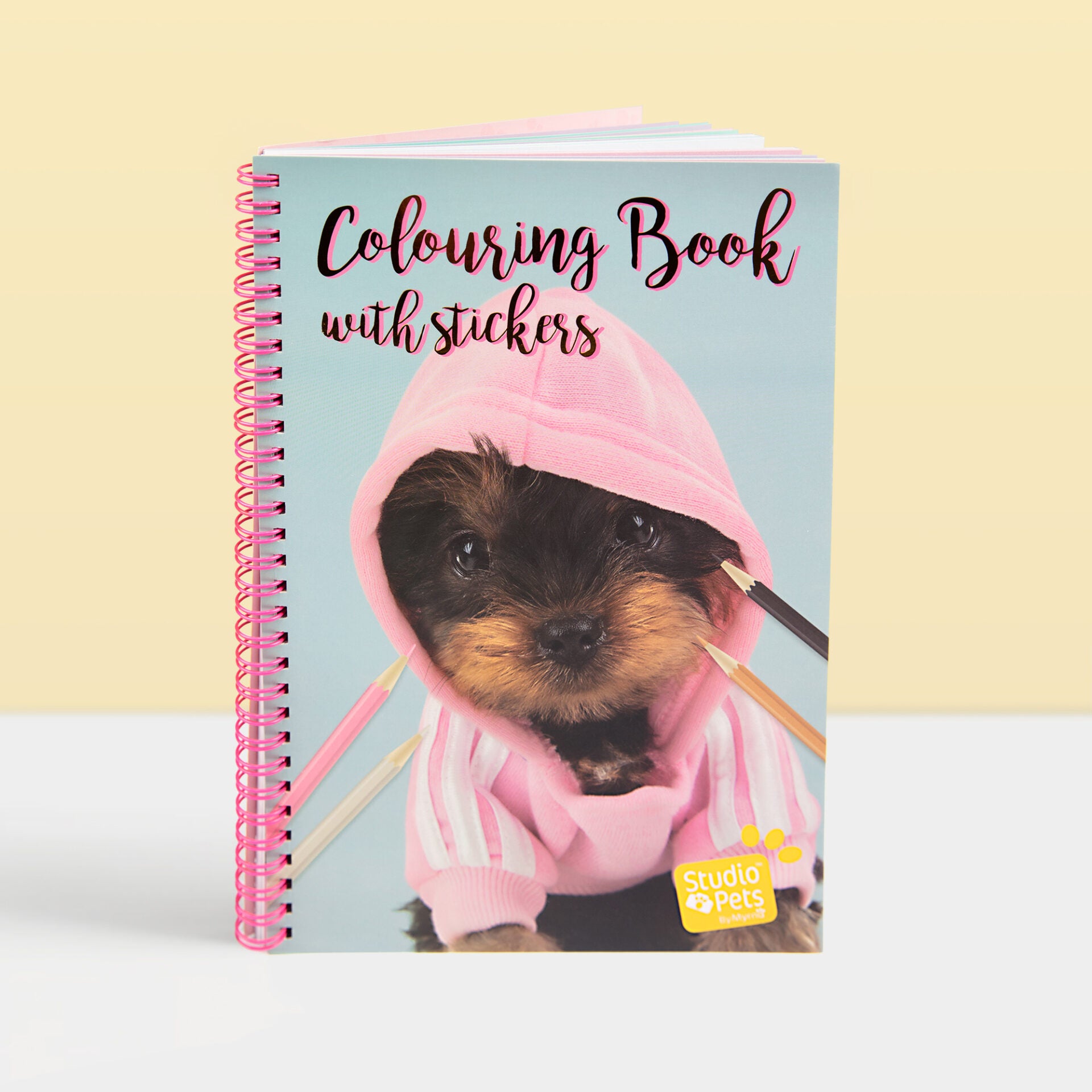 Kleurboek met Stickers - A5 Yorkshire Terriër Adidog Editie